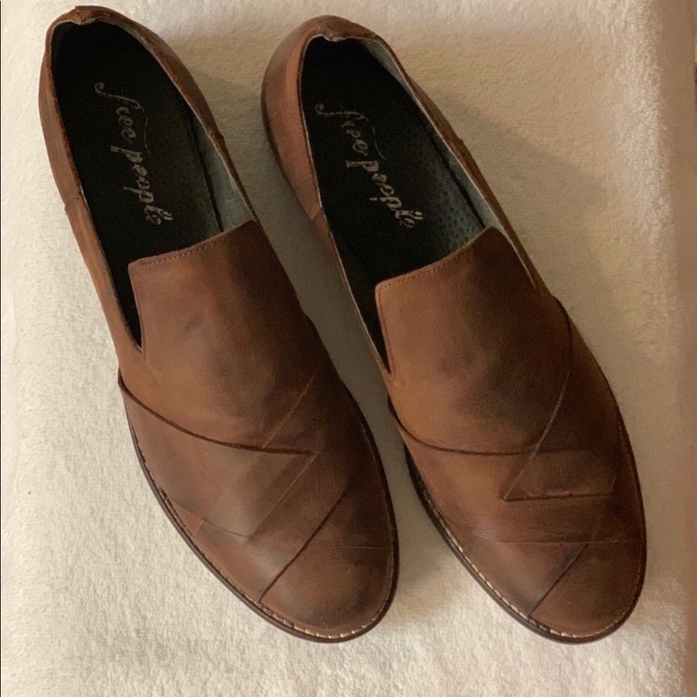Free people leather flats